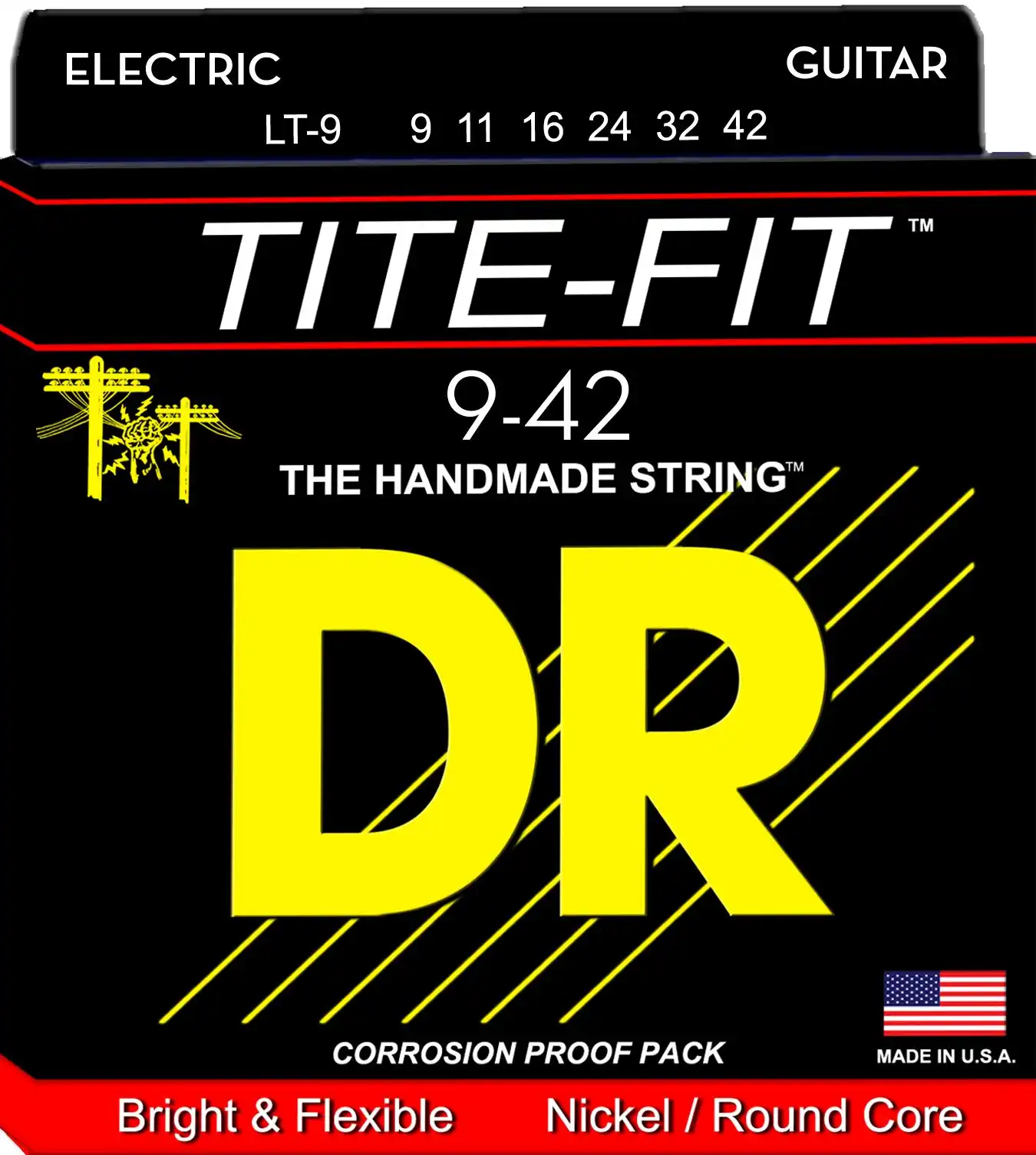 DR Strings TITE-FIT Light 9-42 